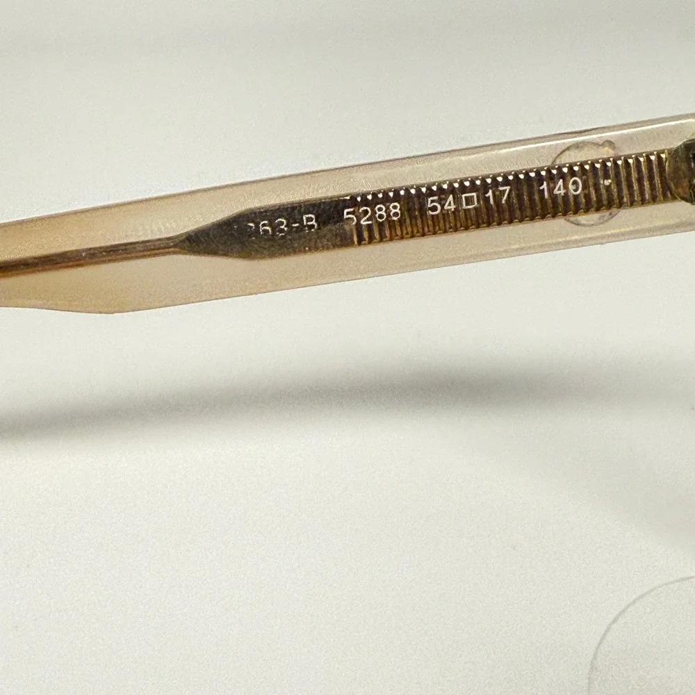 Versace‎ 3263-B 5288 Eyeglasses Frames Champagne Gold Glitter Medusa 54-17-140